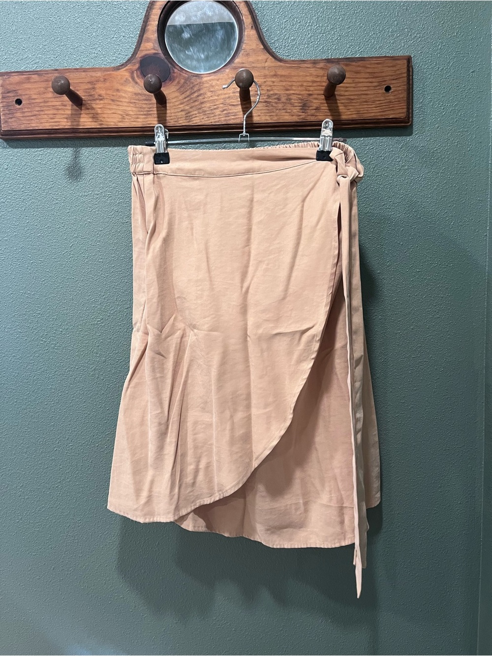 DownEast Blush Wrap Midi Skirt